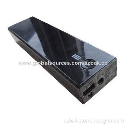 Portable 12V emergency car jump starter, 12,000mAh capacity, with high-power Li-ion battery inside